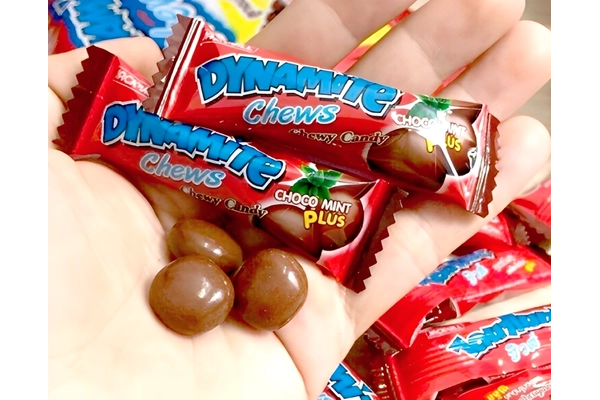 Tính toán calo của kẹo dynamite socola 3 viên