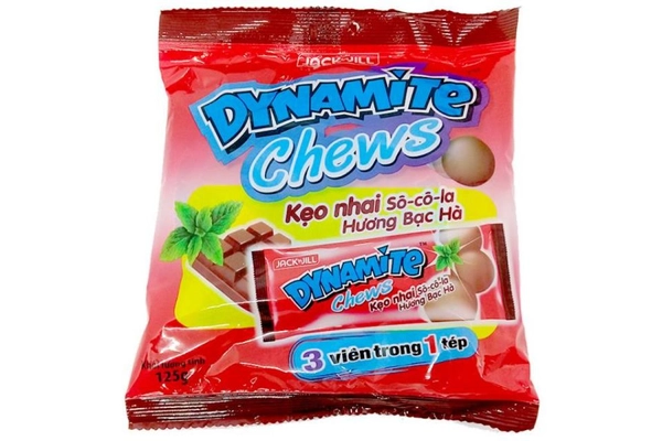 Lưu ý khi ăn kẹo dynamite socola 3 viên