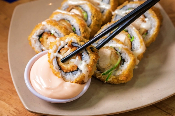 Kimbap chiên và chế độ ăn kiêng?